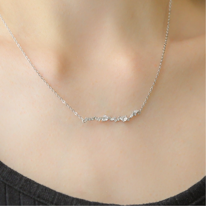 PALISADES | 925 Sterling Silver Necklace With Zircon | 18 Inch