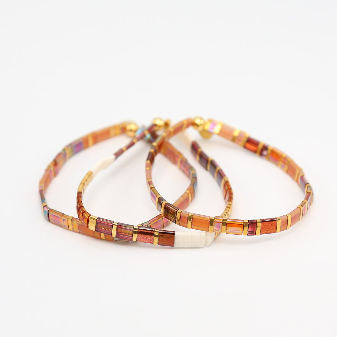AMBER ROMANCE - Tila Bracelet Making Kit - 3 Bracelets