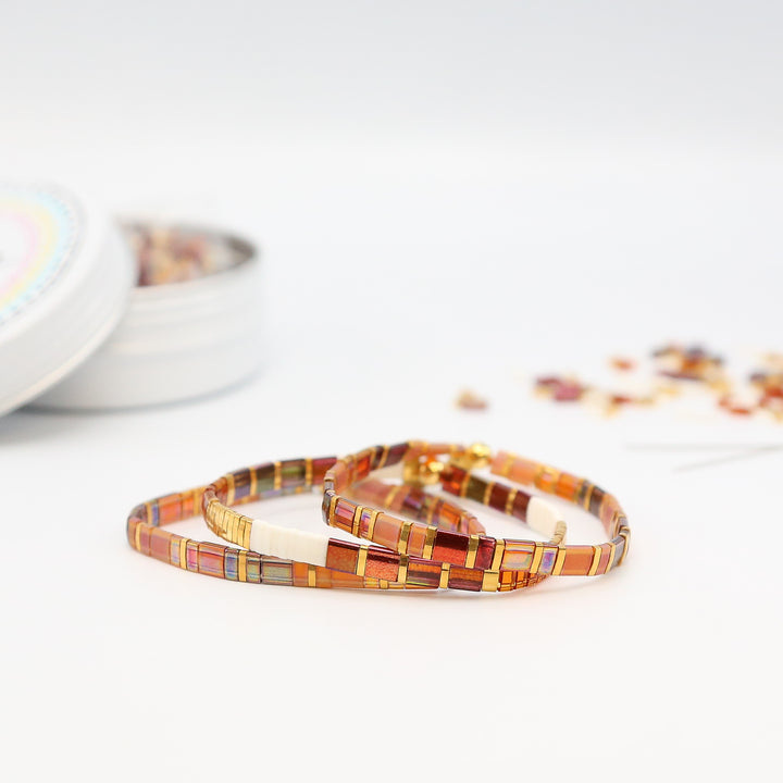 AMBER ROMANCE - Tila Bracelet Making Kit - 3 Bracelets