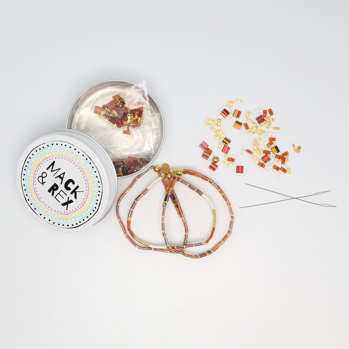 AMBER ROMANCE - Tila Bracelet Making Kit - 3 Bracelets