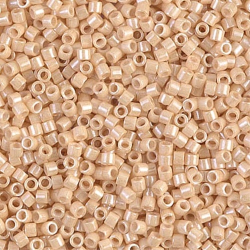 Antique Beige Ceylon 10/0 Delica || DBM-0204 || Delica Seed Beads - Mack & Rex