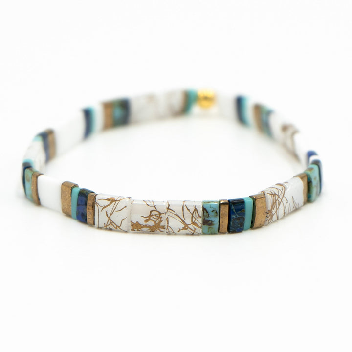 BLUE HILL BAY - Tila Bead Bracelet | Single - Mack & Rex