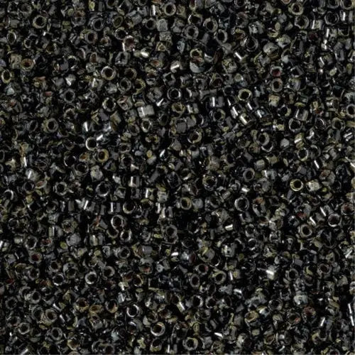 Black Picasso 11/0 delica beads || DB2261