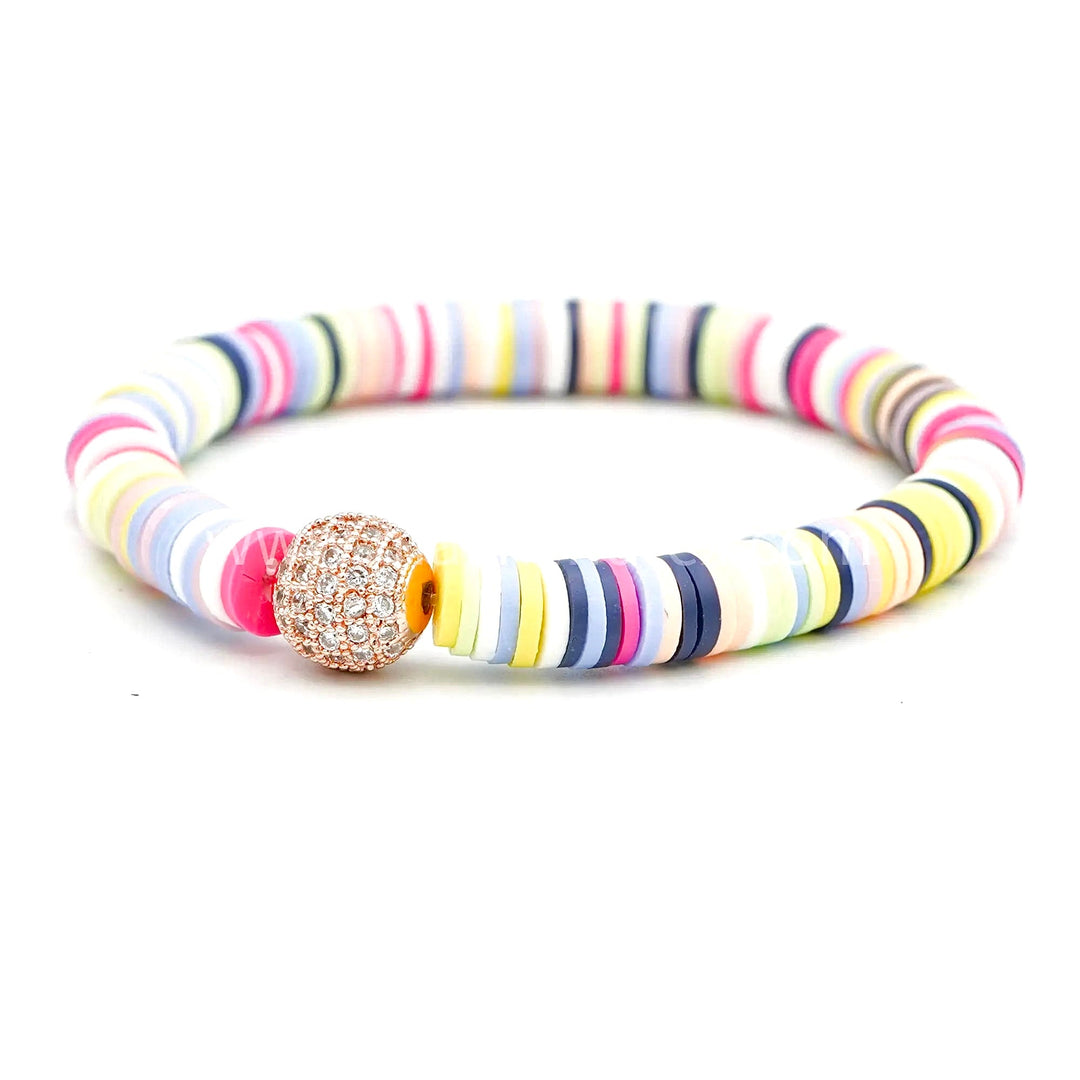 CLEARANCE - QUINN - Heishi Accent Bracelet - Mack & Rex