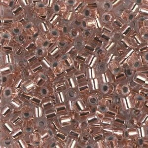 Copper Lined Crystal 8/0 Delica || DBL-0037 || Miyuki Delica Seed Beads || Mack and Rex || Wholesale glass beads in bulk - Mack & Rex