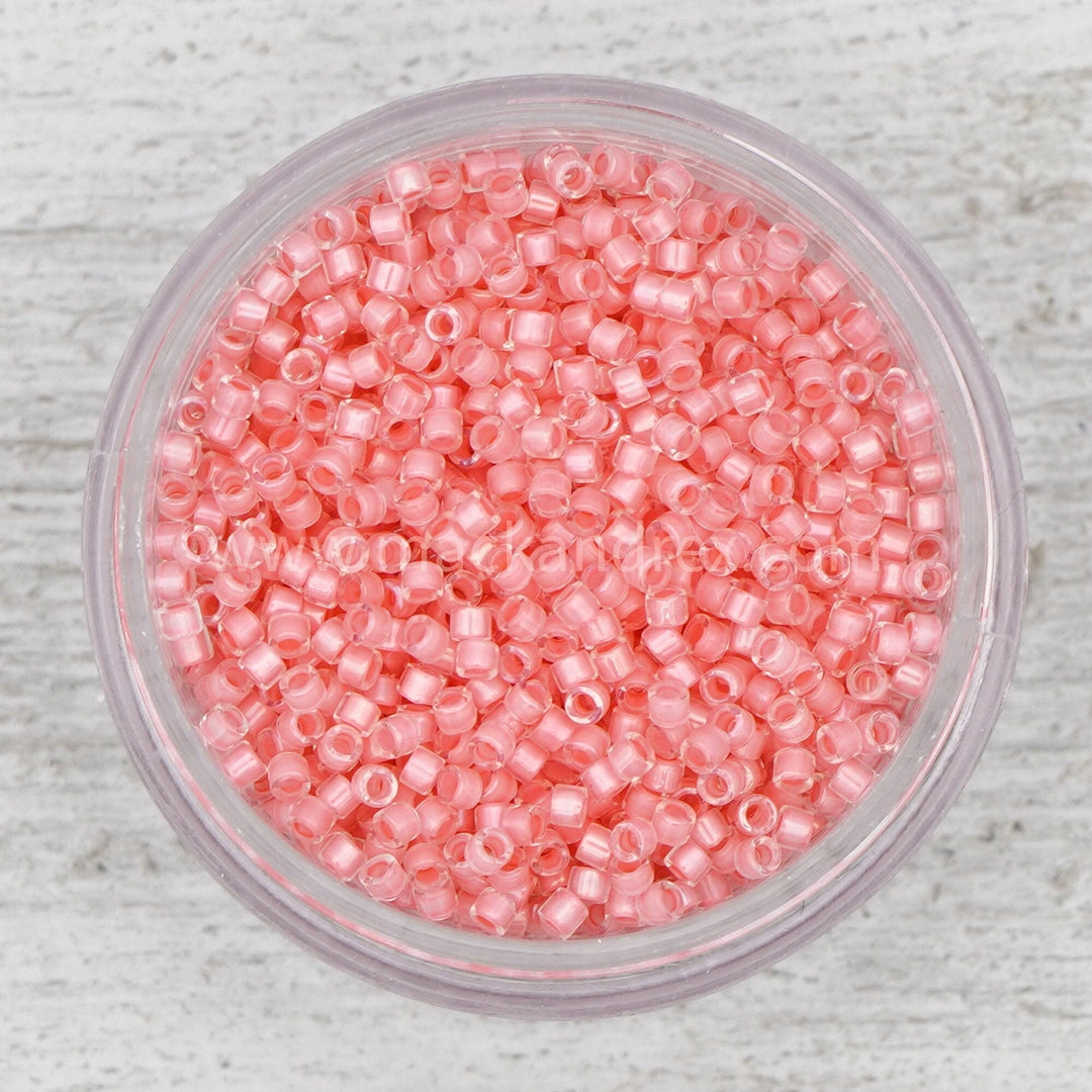 Crystal Rose Pink ICL 11/0 Delica Seed Beads || DB-0070 | 11/0 delica beads || DB0070
