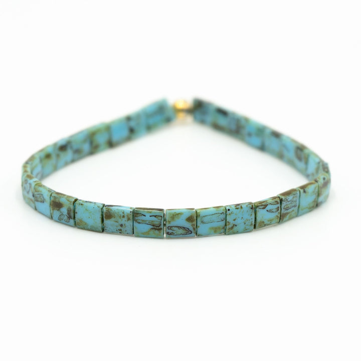 DIRTY TEAL - Tila Bead Bracelet | Single - Mack & Rex