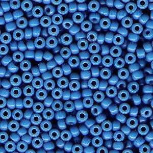 Duracoat Dyed Opaque Delphinium 8/0 seed beads || RR8-4484 - Mack & Rex