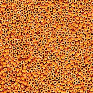 Duracoat Dyed Opaque Kumquat 15/0 seed beads || RR15-4454 - Mack & Rex