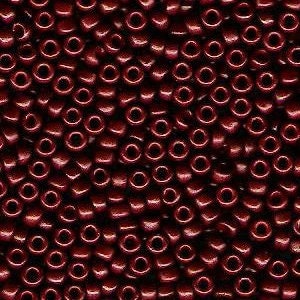 Duracoat Dyed Opaque Maroon 8/0 seed beads || RR8-4470 - Mack & Rex