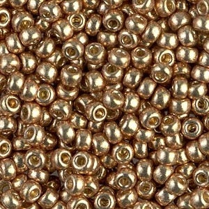 Duracoat Galvanized Champagne 8/0 seed beads || RR8-4204 - Mack & Rex