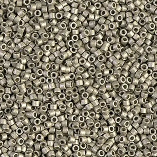Duracoat Galvanized Matte Light Pewter 11/0 delica beads || DB1851F
