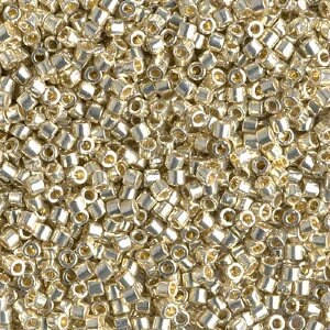 Duracoat Galvanized Silver 10/0 Delica || DBM-1831 || Delica Seed Beads - Mack & Rex