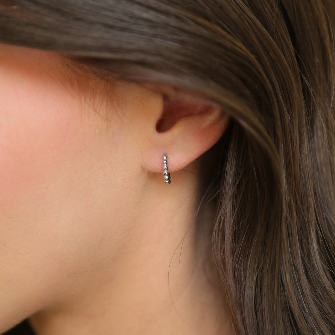AVA - Sterling Silver Hoop Earrings