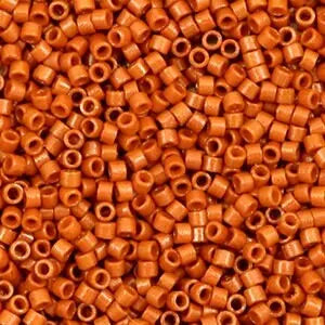 Flame Orange Duracoat 11/0 Delica Seed Beads || DB-2352 | 11/0 delica beads || DB2352