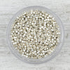 Galvanized Silver 11-0, Silver Miyuki Delica, Miyuki Delica beads, DB0035, 11-0 silver Delica, small silver beads, 110 silver Delica