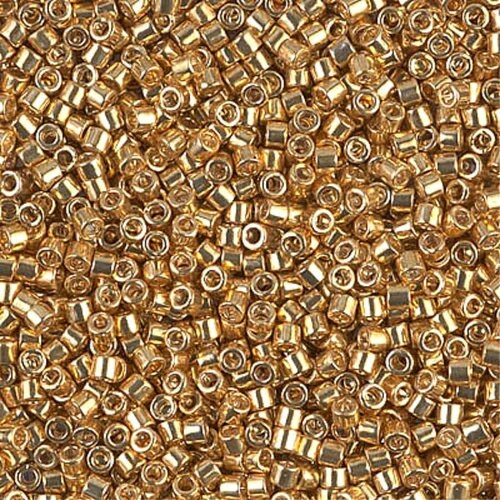 Galvanized Yellow Gold 10/0 Delica || DBM-0410 || Delica Seed Beads - Mack & Rex