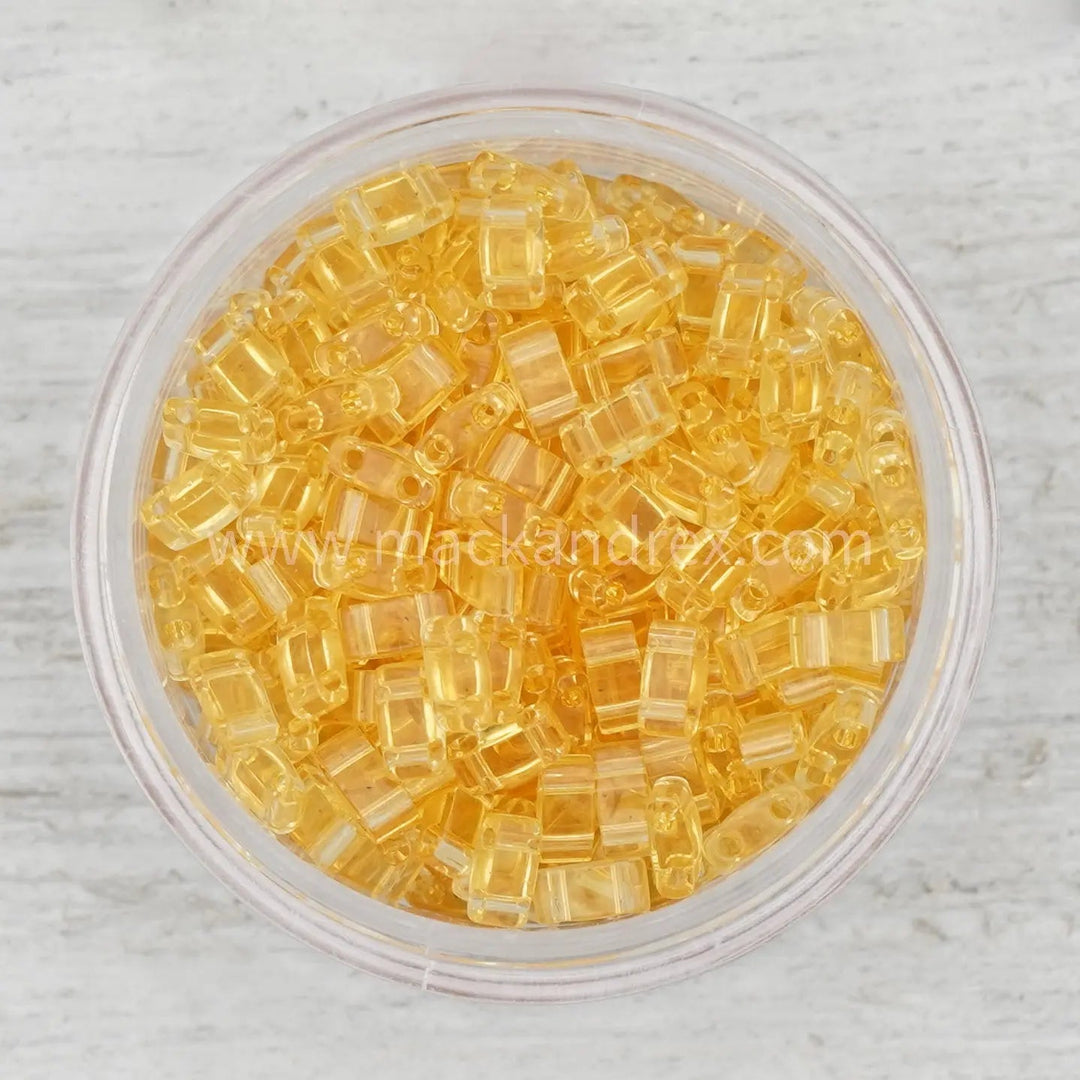 Golden Transparent Half Tila | HTL0132 - Mack & Rex