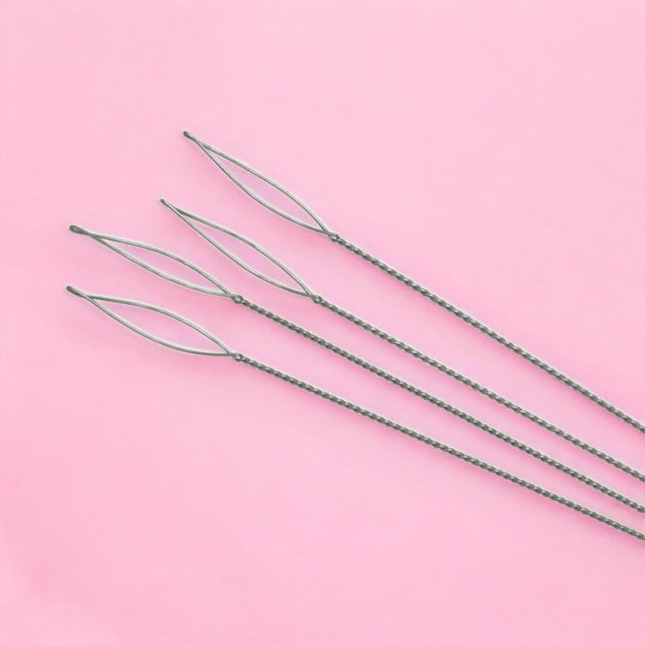 2.5 Inch Lock Top Needles with Collapsible Eye - 4 PACK