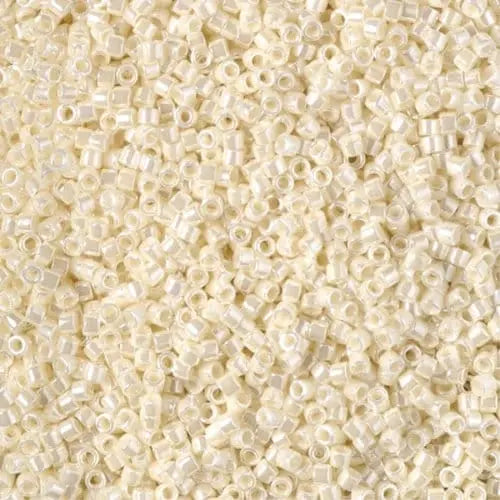 Ivory Ceylon 11/0 delica beads || DB1900
