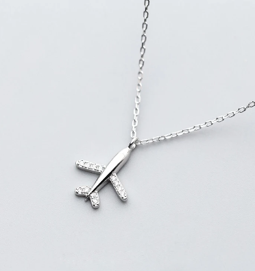 LIFT OFF | 925 Sterling Silver Necklace with CZ Zircon