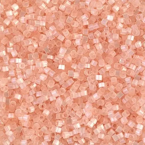 Light Peach Silk Satin 11/0 delica beads || DB0824