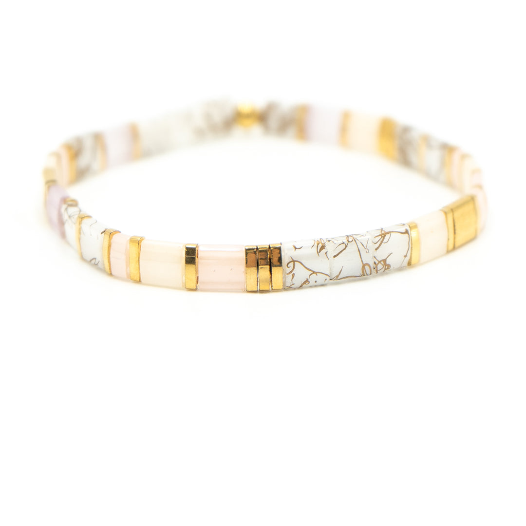 SALT AND ROSE - Tila Bead Bracelets