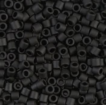 MATTE BLACK D8B-0310 || Miyuki Delica Seed Beads