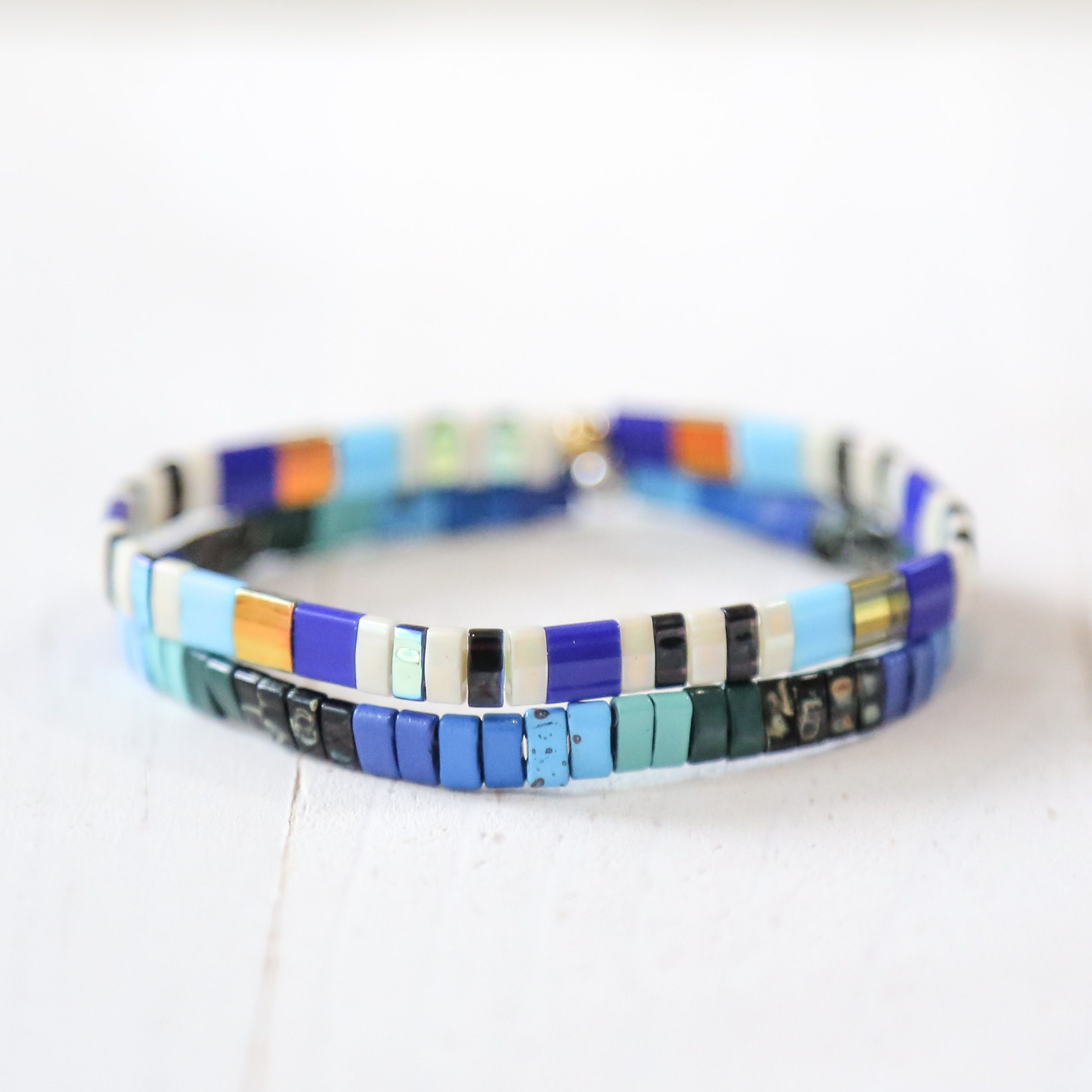 MONARCH - Tila Bead Bracelet Stack of 2 – Mack & Rex