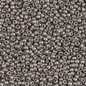 Matte Nickel Plated 11/0 Miyuki rocaille || RR11-0190F - Mack & Rex