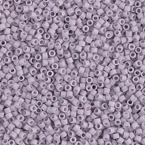 Matte Opaque Light Mauve 11/0 delica beads || DB0356