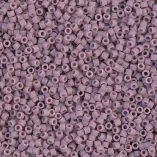 Matte Opaque Mauve 11/0 delica beads || DB0758