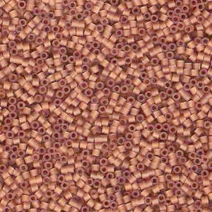 Matte Transparent Dark Topaz - 15/0 delica beads || DBS0764 || Miyuki seed beads 15/0 - Mack & Rex