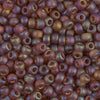 Matte Transparent Dark Topaz AB 8/0 seed beads || RR8-0134FR - Mack & Rex