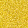 Matte Transparent Yellow AB 11/0 Miyuki rocaille || RR11-0136FR - Mack & Rex