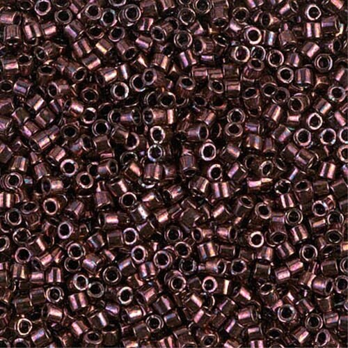 Metallic Dark Raspberry 10/0 Delica || DBM-0012 || Delica Seed Beads - Mack & Rex