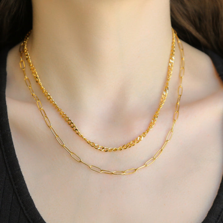 MIA |  18K Gold Plated Steel Necklace