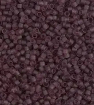 Miyuki Delica Dark Amethyst Transparent Matte D11-1264 | Seed Beads | D11-1264 | Miyuki Delicas 11/0