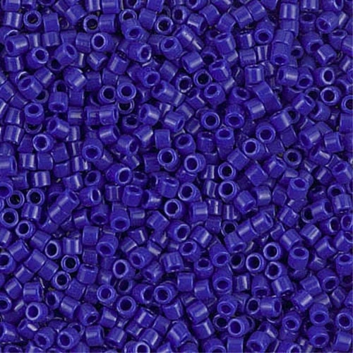 Opaque Cobalt 10/0 Delica || DBM-0726 || Delica Seed Beads - Mack & Rex