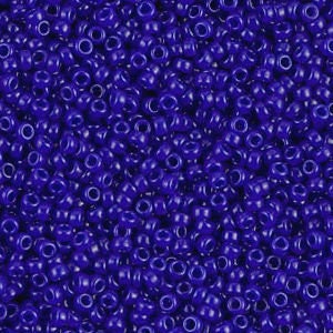 Opaque Cobalt 15/0 seed beads || RR15-0414 - Mack & Rex