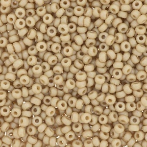 Opaque Matte Glazed Adobe Sand Rainbow 11/0 Miyuki rocaille || RR11-4691 - Mack & Rex