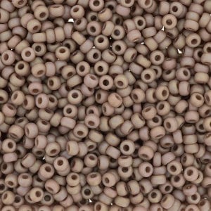 Opaque Matte Glazed Hazelnut Rainbow 11/0 Miyuki rocaille || RR11-4694 - Mack & Rex