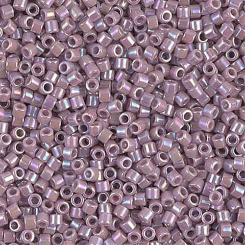 Opaque Mauve AB 10/0 Delica || DBM-0158 || Delica Seed Beads - Mack & Rex