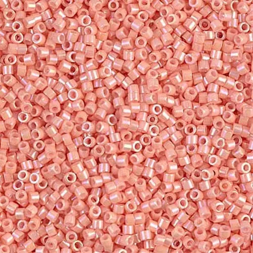 Opaque Tea Rose Luster 11/0 delica beads || DB0207