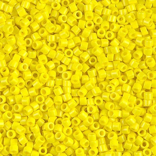 Opaque Yellow 10/0 Delica || DBM-0721 || Delica Seed Beads - Mack & Rex