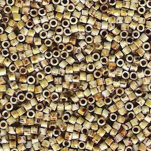 Opaque Yellow Picasso 10/0 Delica || DBM-2262 || Delica Seed Beads - Mack & Rex