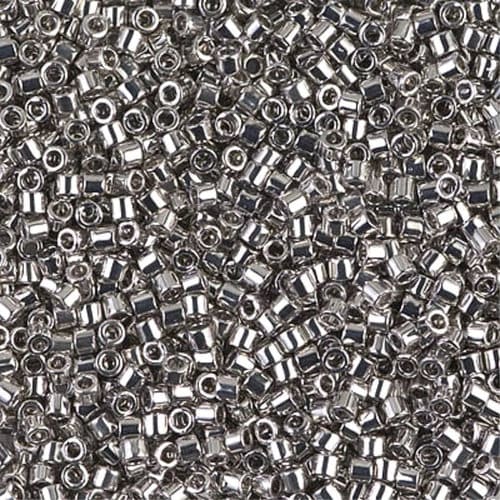 Palladium Plated 10/0 Delica || DBM-0038 || Delica Seed Beads - Mack & Rex