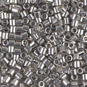 Palladium Plated 8/0 Delica || DBL-0038 || Miyuki Delica Seed Beads || Mack and Rex || Wholesale glass beads in bulk - Mack & Rex