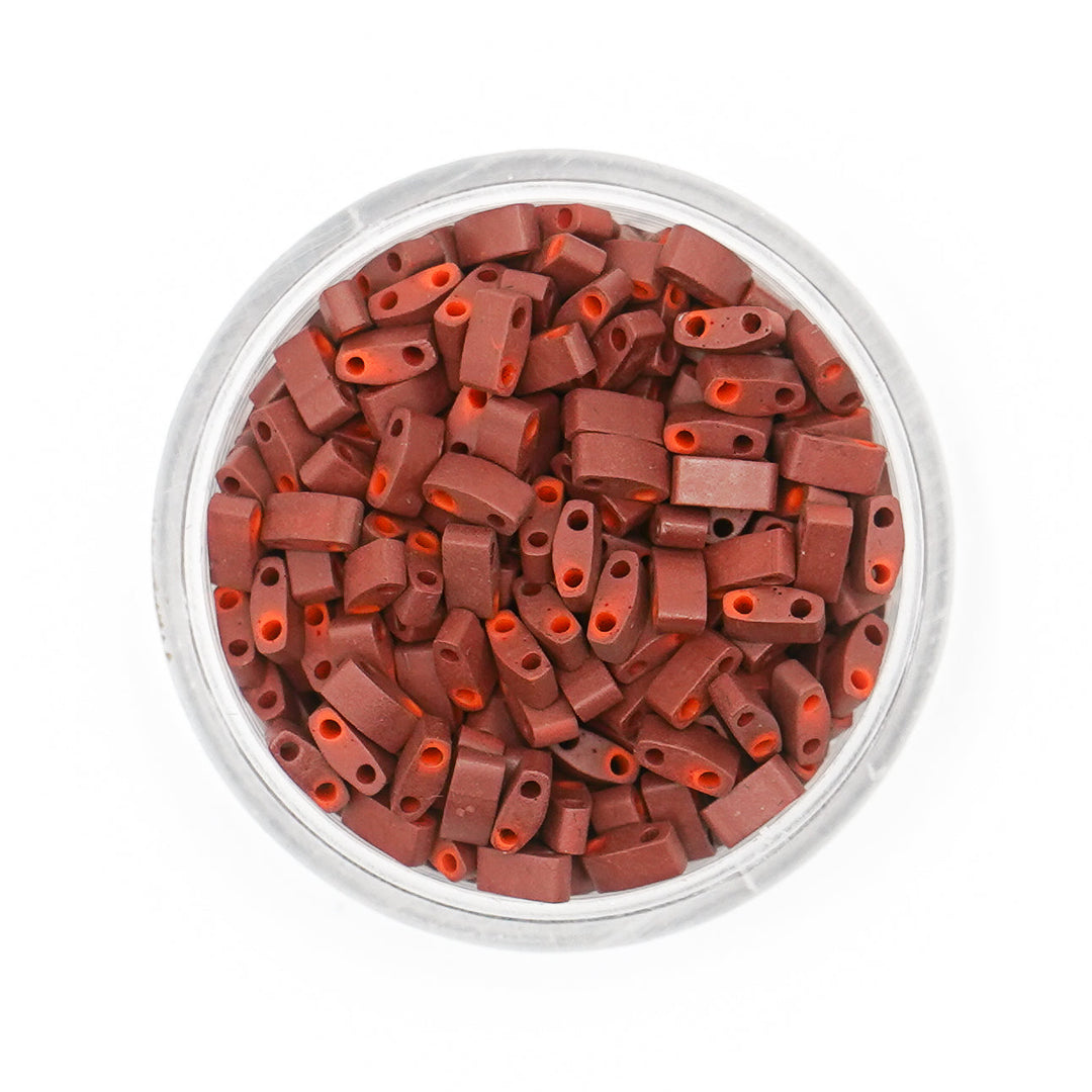 RUST - Miyuki Half Tila Beads | HTL7201 | VIP - Mack & Rex