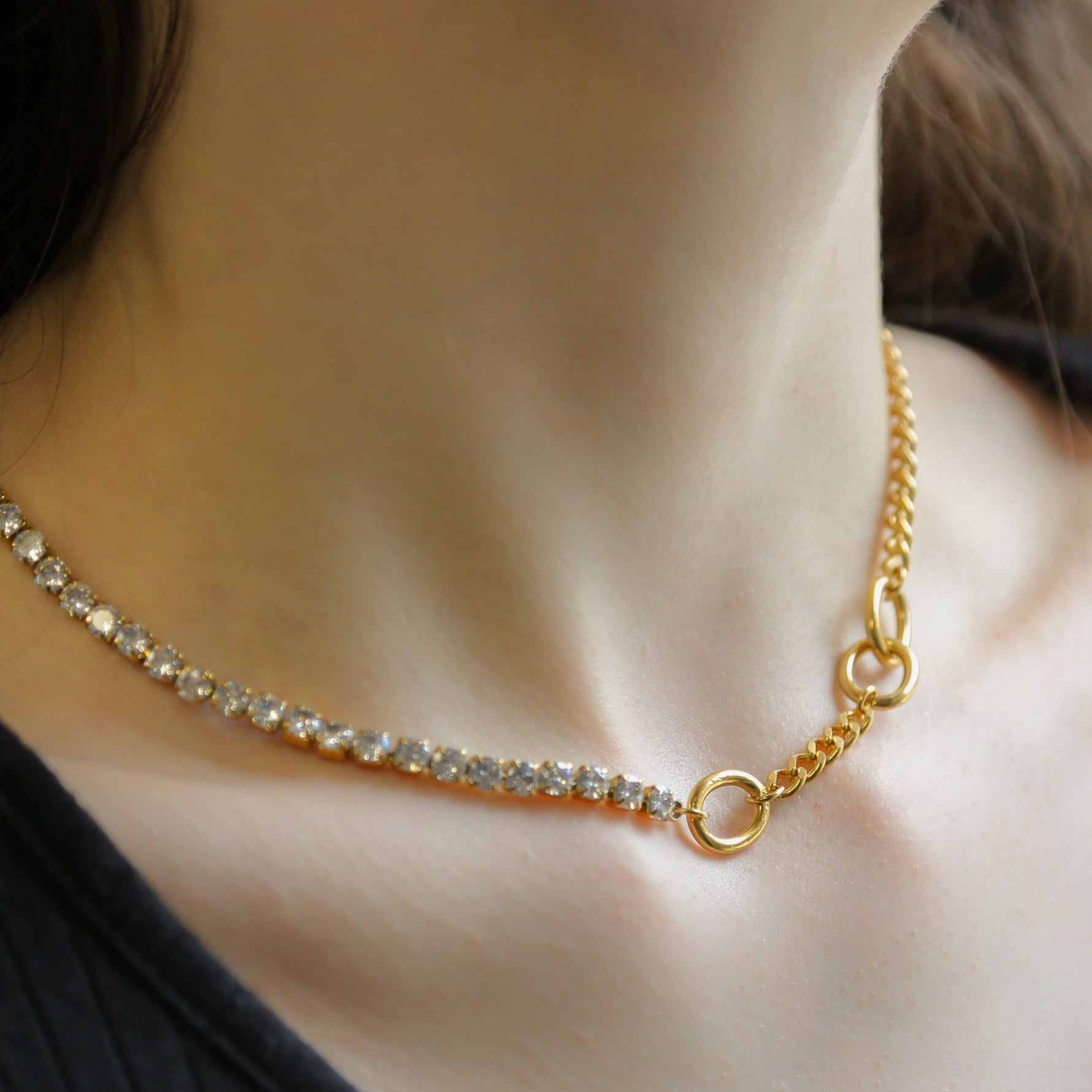 ROUGHERS NECKLACE - GOLD